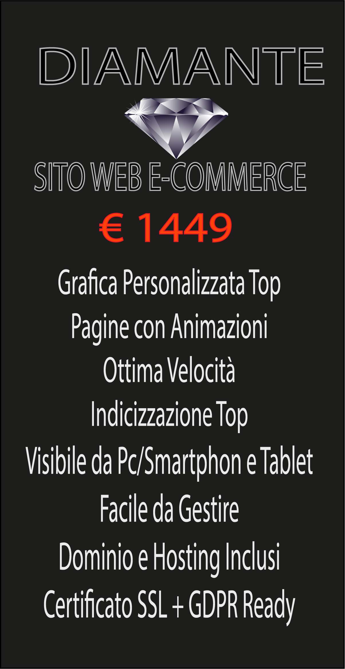 SITO WEB E-COMMERCE-DIAMANTE